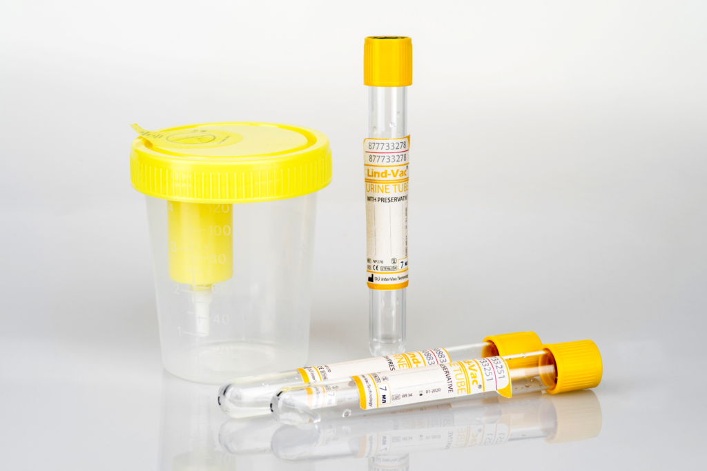 Urine tubes no additive InterVacTechnology